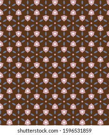 Seamless geometric ornamental vector pattern. Abstract background