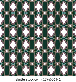 Seamless geometric ornamental vector pattern. Abstract background