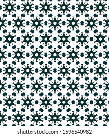 Seamless geometric ornamental vector pattern. Abstract background