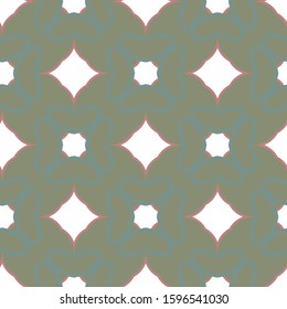 Seamless geometric ornamental vector pattern. Abstract background