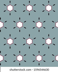 Seamless geometric ornamental vector pattern. Abstract background