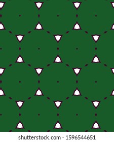 Seamless geometric ornamental vector pattern. Abstract background