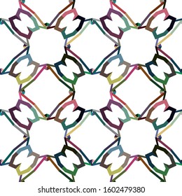 Seamless geometric ornamental vector pattern. Abstract background