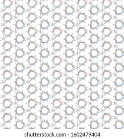 Seamless geometric ornamental vector pattern. Abstract background