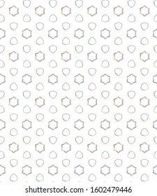 Seamless geometric ornamental vector pattern. Abstract background
