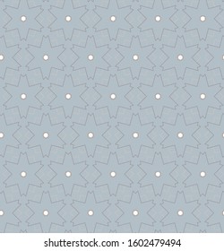 Seamless geometric ornamental vector pattern. Abstract background