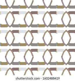 Seamless geometric ornamental vector pattern. Abstract background