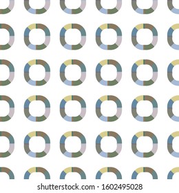 Seamless geometric ornamental vector pattern. Abstract background