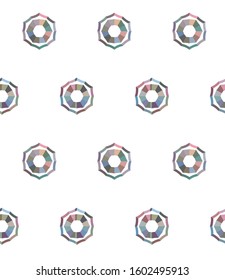 Seamless geometric ornamental vector pattern. Abstract background