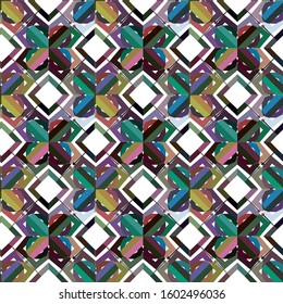 Seamless geometric ornamental vector pattern. Abstract background