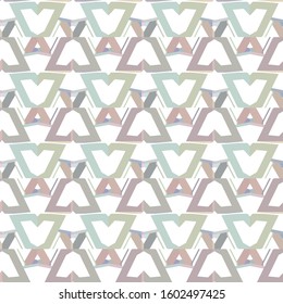 Seamless geometric ornamental vector pattern. Abstract background