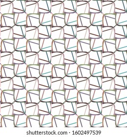 Seamless geometric ornamental vector pattern. Abstract background