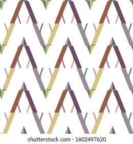 Seamless geometric ornamental vector pattern. Abstract background