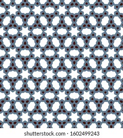 Seamless geometric ornamental vector pattern. Abstract background