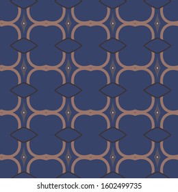 Seamless geometric ornamental vector pattern. Abstract background