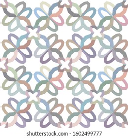 Seamless geometric ornamental vector pattern. Abstract background