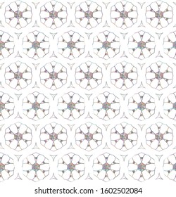 Seamless geometric ornamental vector pattern. Abstract background