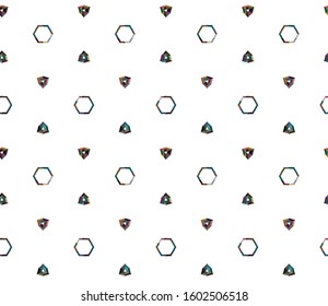 Seamless geometric ornamental vector pattern. Abstract background