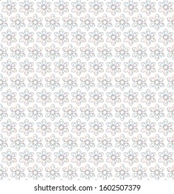 Seamless geometric ornamental vector pattern. Abstract background
