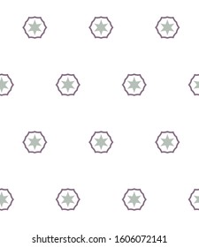 Seamless geometric ornamental vector pattern. Abstract background