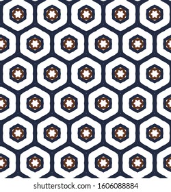 Seamless geometric ornamental vector pattern. Abstract background