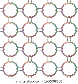 Seamless geometric ornamental vector pattern. Abstract background