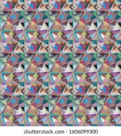 Seamless geometric ornamental vector pattern. Abstract background