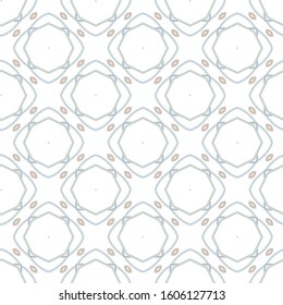 Seamless geometric ornamental vector pattern. Abstract background