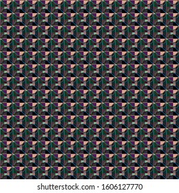 Seamless geometric ornamental vector pattern. Abstract background
