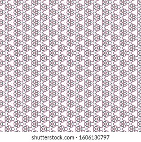 Seamless geometric ornamental vector pattern. Abstract background