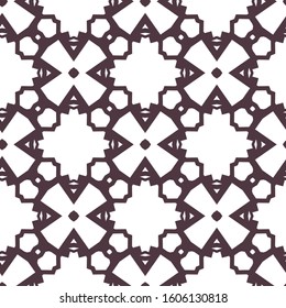 Seamless geometric ornamental vector pattern. Abstract background