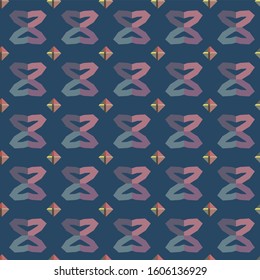 Seamless geometric ornamental vector pattern. Abstract background