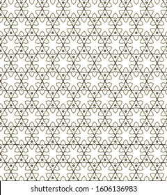 Seamless geometric ornamental vector pattern. Abstract background