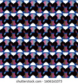 Seamless geometric ornamental vector pattern. Abstract background