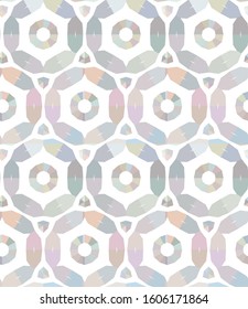 Seamless geometric ornamental vector pattern. Abstract background