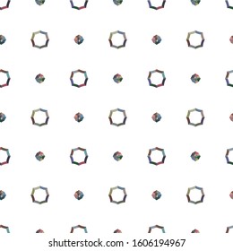 Seamless geometric ornamental vector pattern. Abstract background