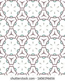 Seamless geometric ornamental vector pattern. Abstract background