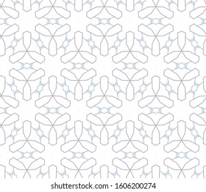 Seamless geometric ornamental vector pattern. Abstract background