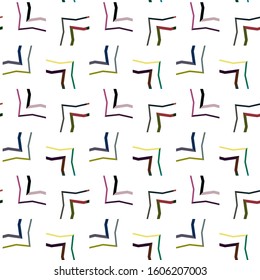 Seamless geometric ornamental vector pattern. Abstract background