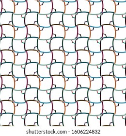 Seamless geometric ornamental vector pattern. Abstract background