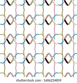 Seamless geometric ornamental vector pattern. Abstract background