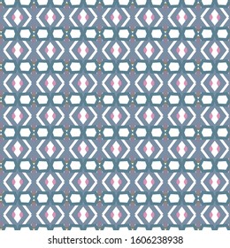Seamless geometric ornamental vector pattern. Abstract background