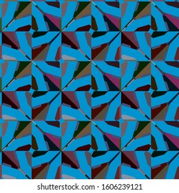 Seamless geometric ornamental vector pattern. Abstract background