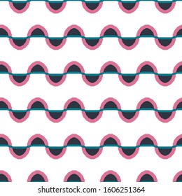 Seamless geometric ornamental vector pattern. Abstract background