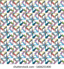 Seamless geometric ornamental vector pattern. Abstract background