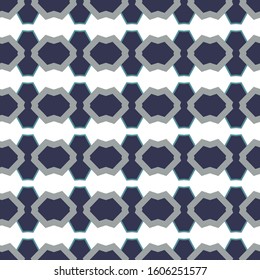 Seamless geometric ornamental vector pattern. Abstract background