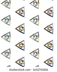 Seamless geometric ornamental vector pattern. Abstract background