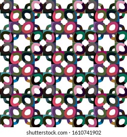 Seamless geometric ornamental vector pattern. Abstract background