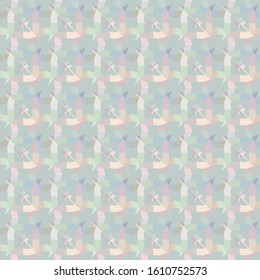 Seamless geometric ornamental vector pattern. Abstract background