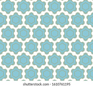 Seamless geometric ornamental vector pattern. Abstract background